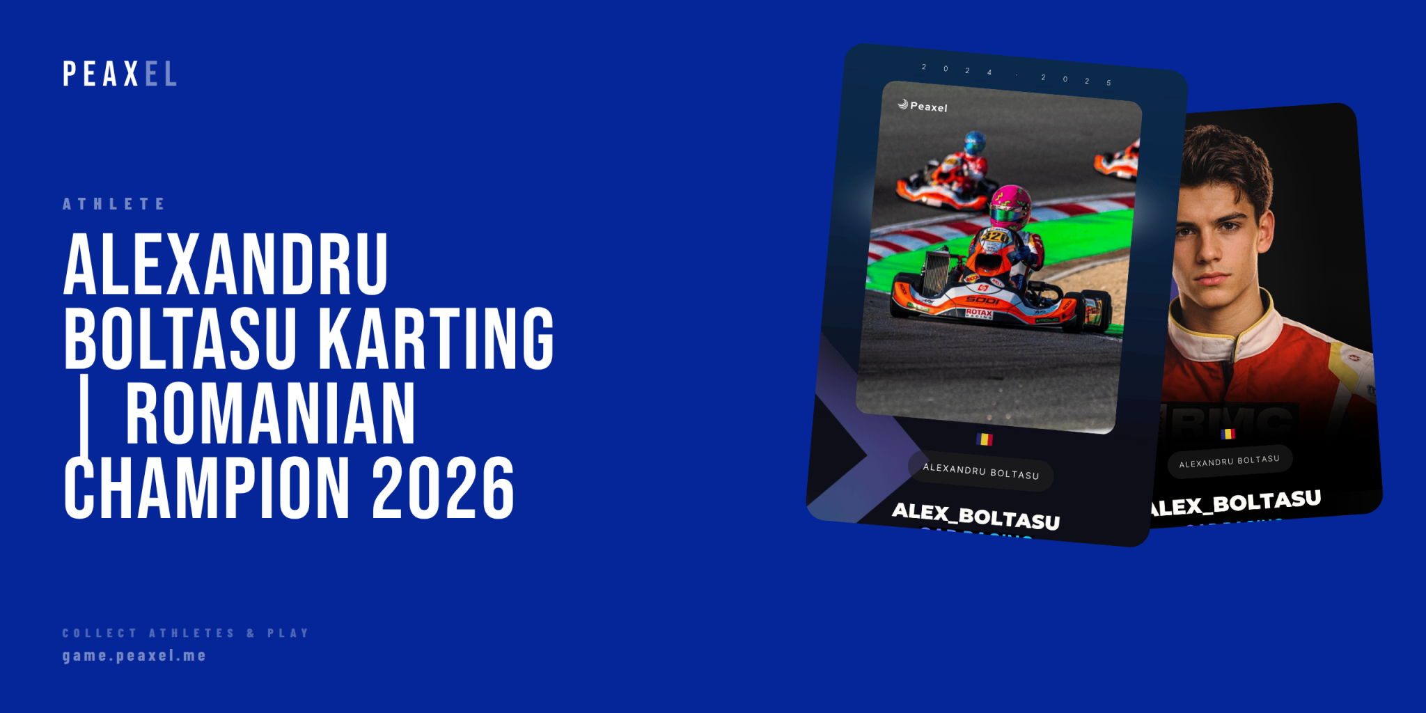 Alexandru Boltasu: Romanian Karting Champion Rising Through European Motorsport | Peaxel