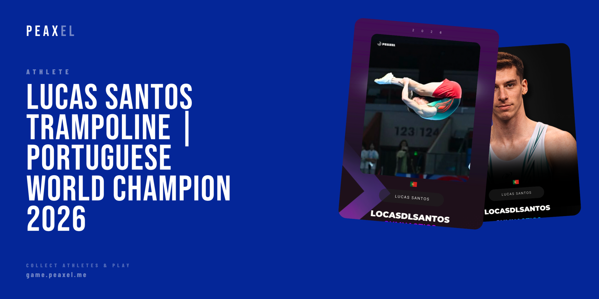 Lucas Santos Trampoline Gymnastics | Portugal's World Champion Rising Star 2026 | Peaxel