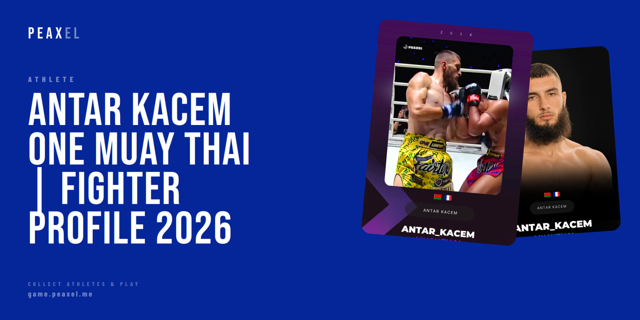 Antar Kacem: The Belarusian-French Fighter Rising Through ONE Championship Muay Thai | Peaxel