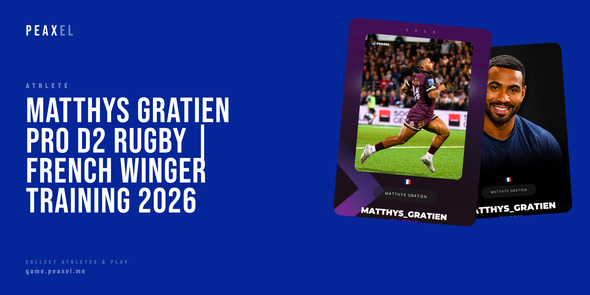 Matthys Gratien: Inside the Training Life of a Pro D2 Rugby Winger | Peaxel