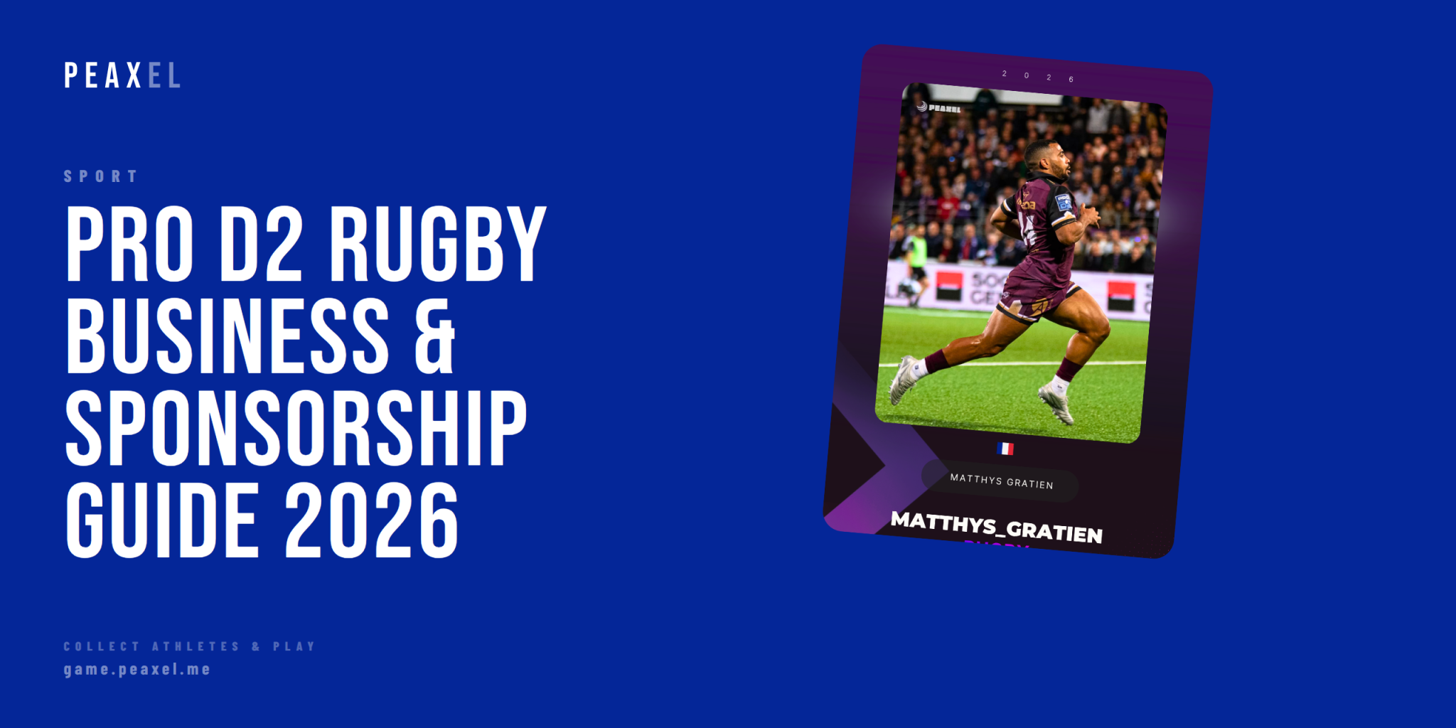 Pro D2 Rugby Business & Sponsorship | How French Second-Tier Rugby Gets Funded | Peaxel