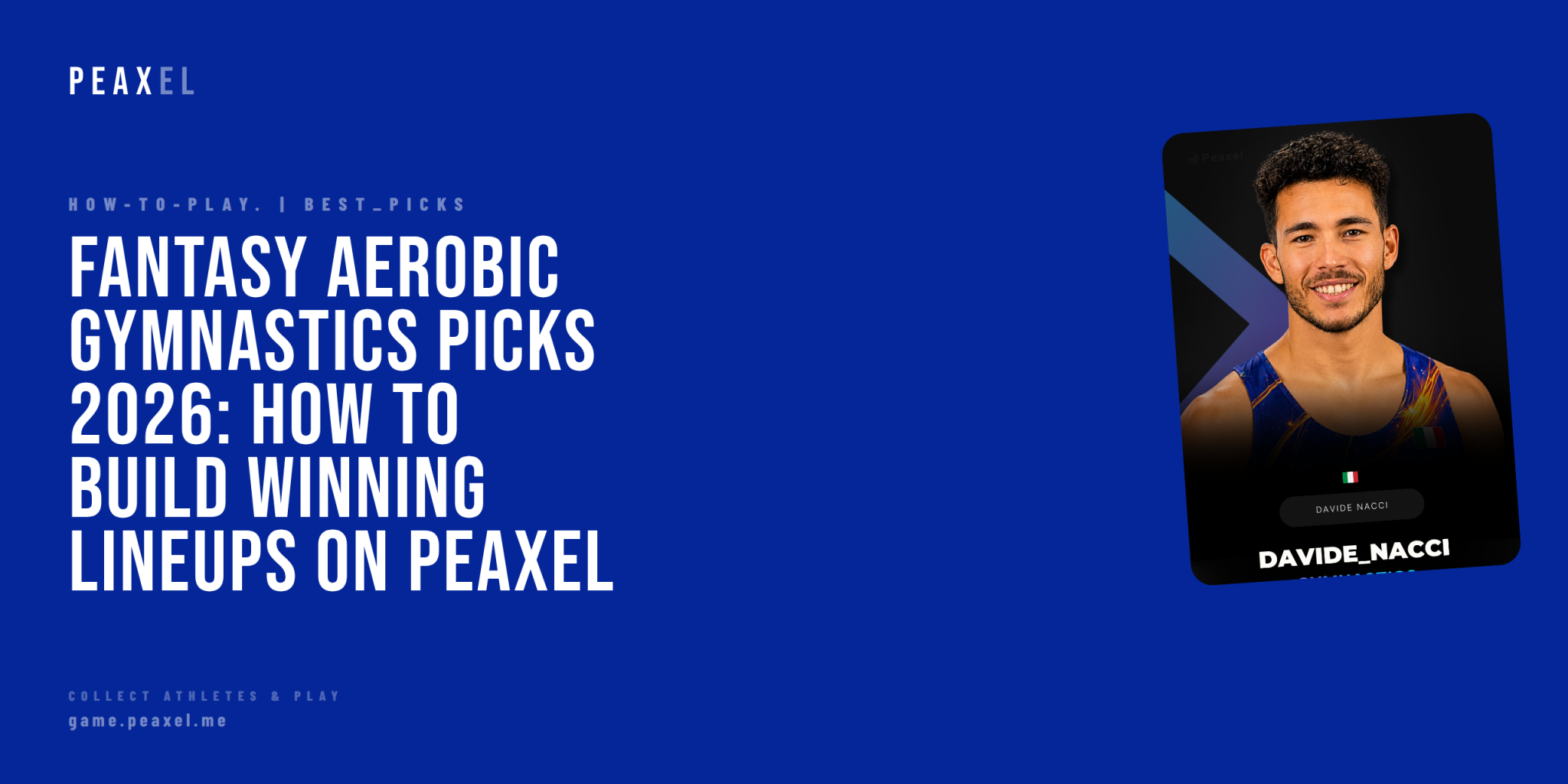 Fantasy Aerobic Gymnastics Picks 2026: How to Build Winning Lineups on Peaxel | Peaxel