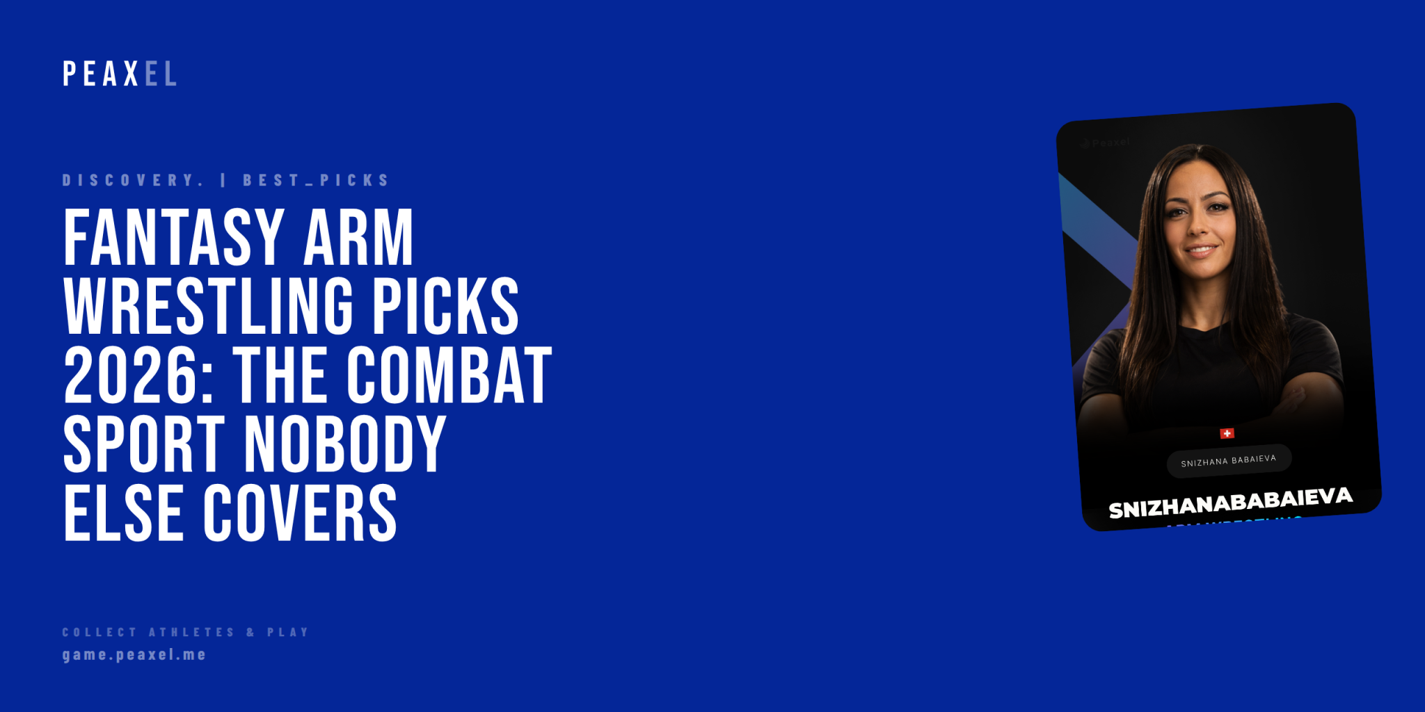 Fantasy Arm Wrestling Picks 2026: The Combat Sport Nobody Else Covers | Peaxel