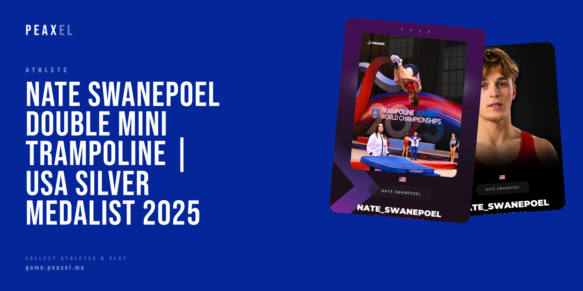 Nate Swanepoel: The American Double Mini Trampoline Star Who Found Flying by Chance | Peaxel