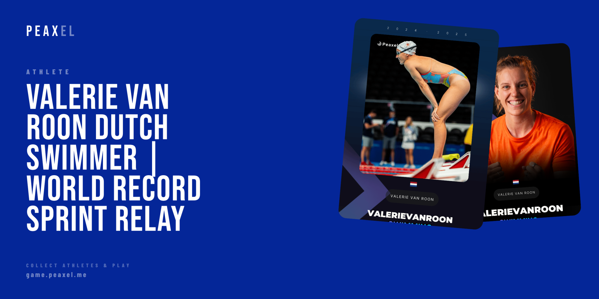Valerie van Roon: Dutch Sprint Swimming Champion & World Record Holder | Peaxel
