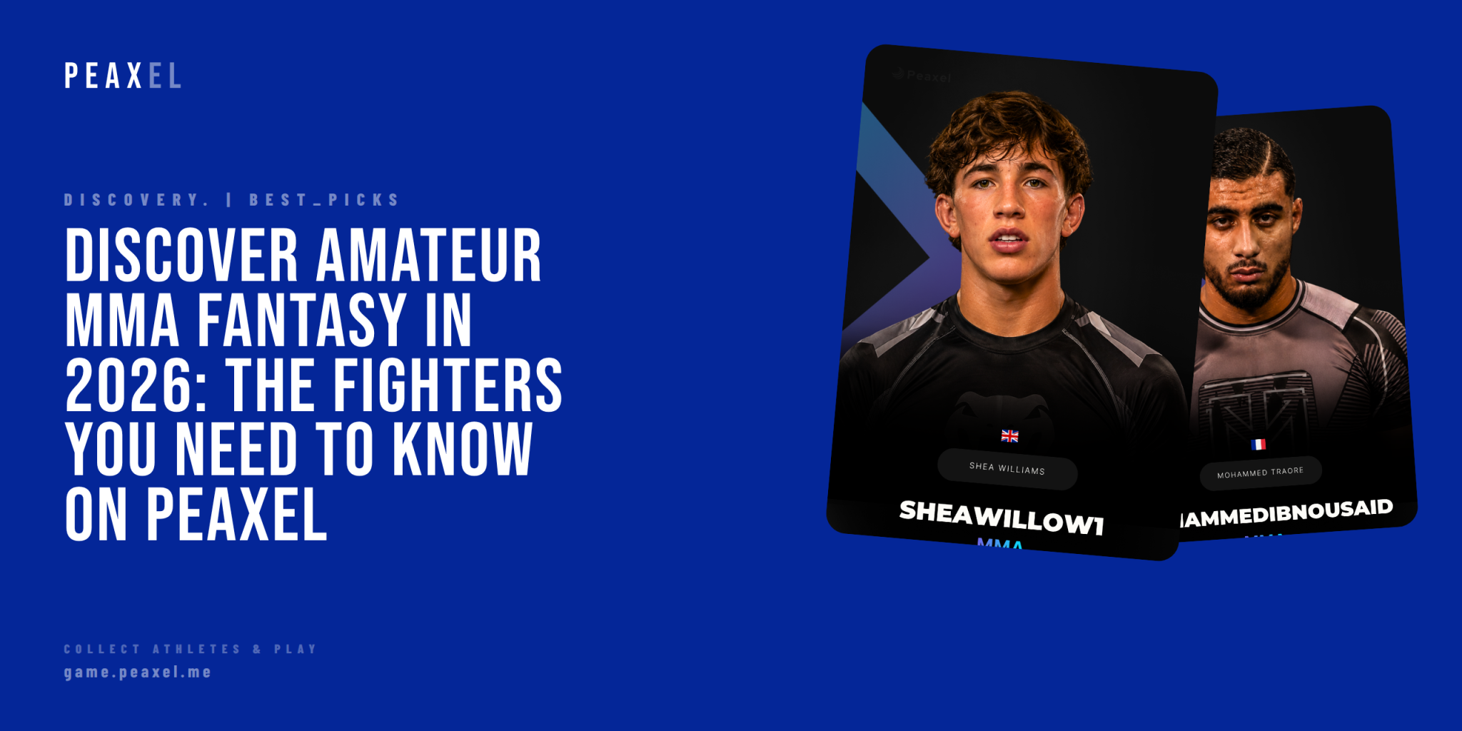 Discover Amateur MMA Fantasy in 2026: The Fighters You Need to Know on Peaxel | Peaxel