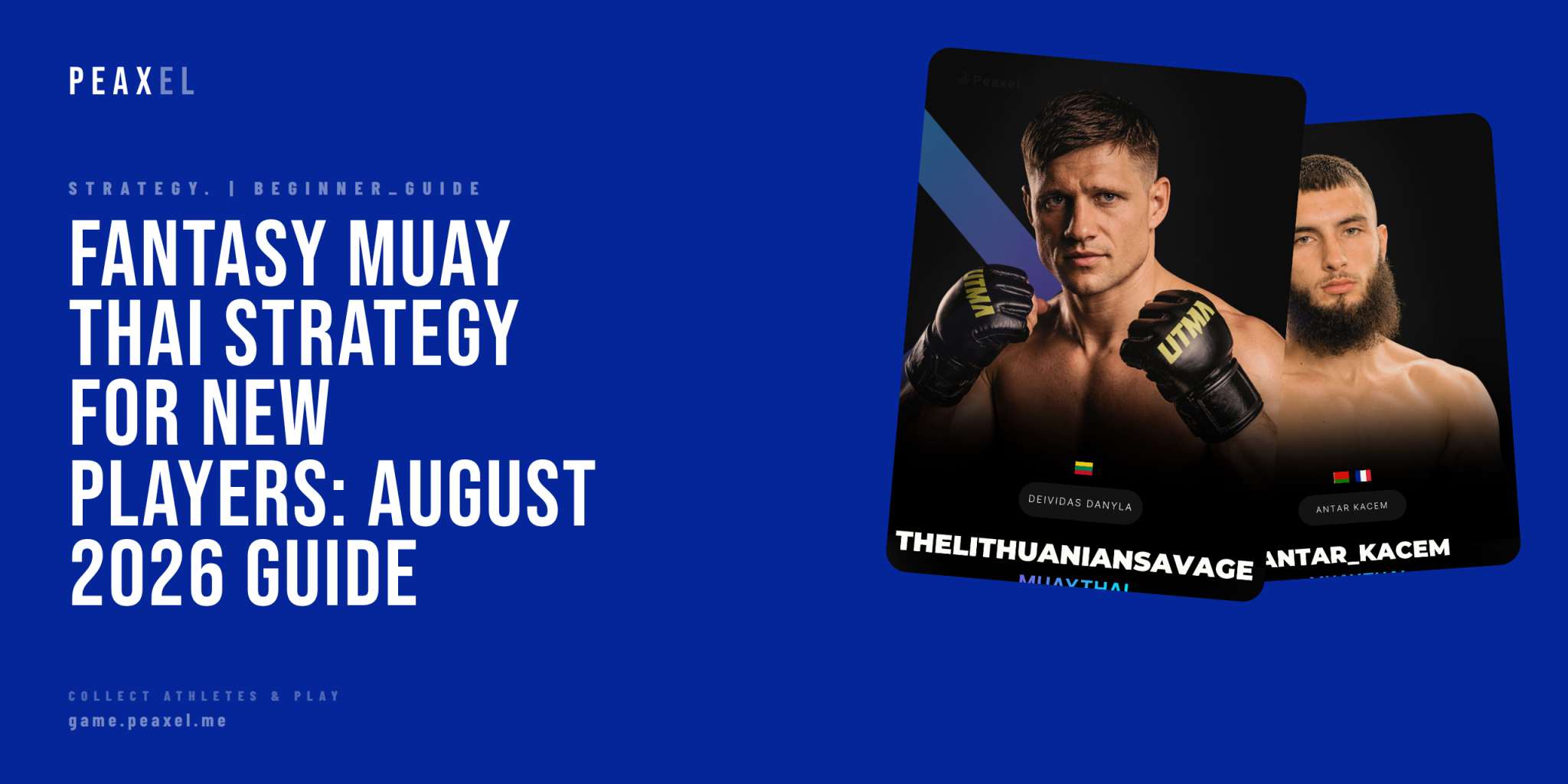 Fantasy Muay Thai Strategy for New Players: August 2026 Guide | Peaxel