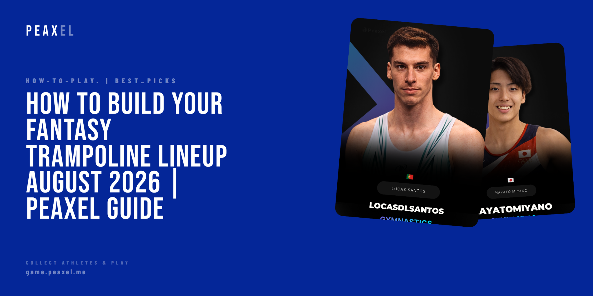 How to Build Your Fantasy Trampoline Lineup August 2026 | Peaxel Guide | Peaxel
