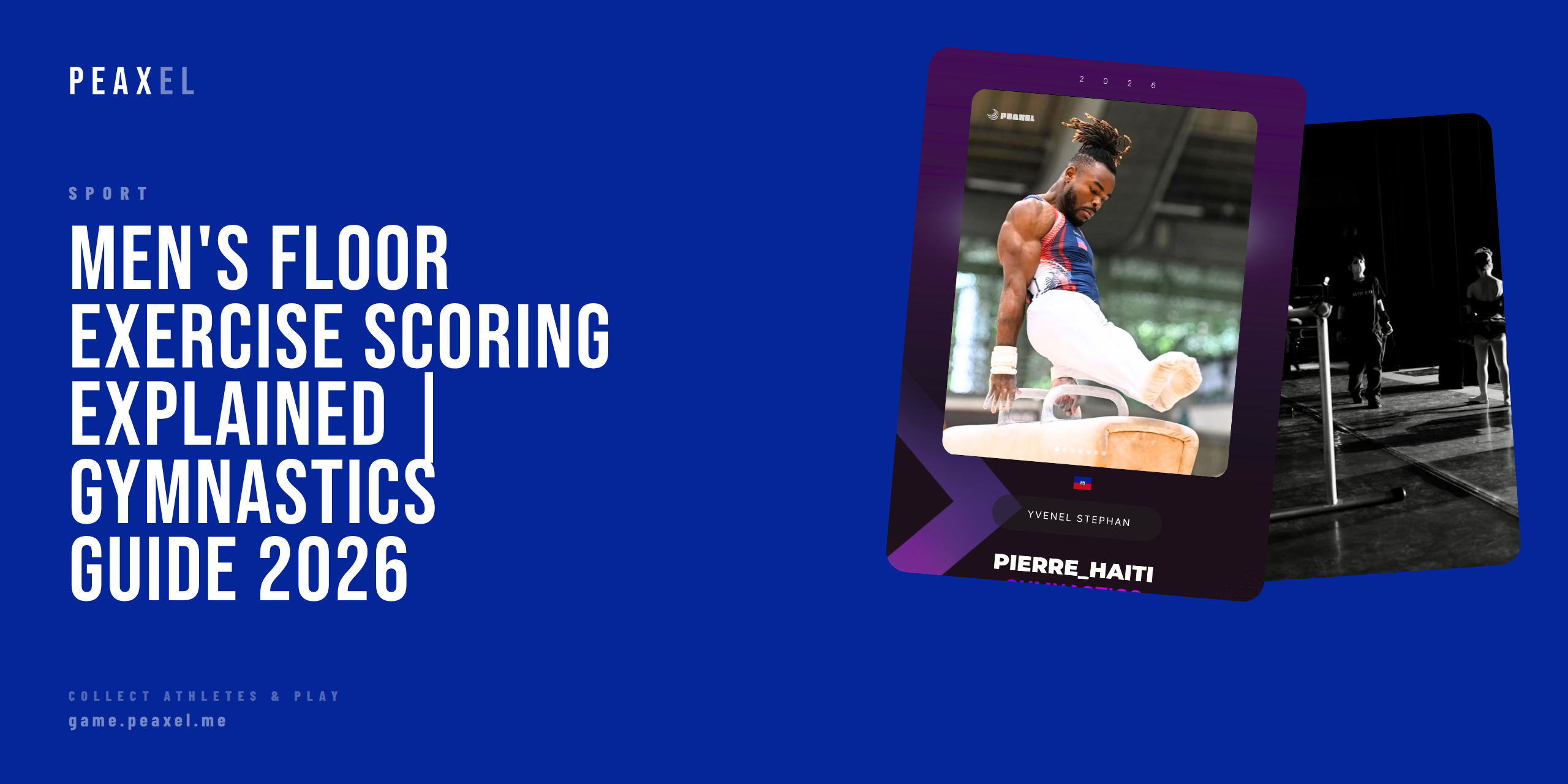 Men's Artistic Gymnastics Floor Exercise Scoring Explained | How Judges Award Points | Peaxel