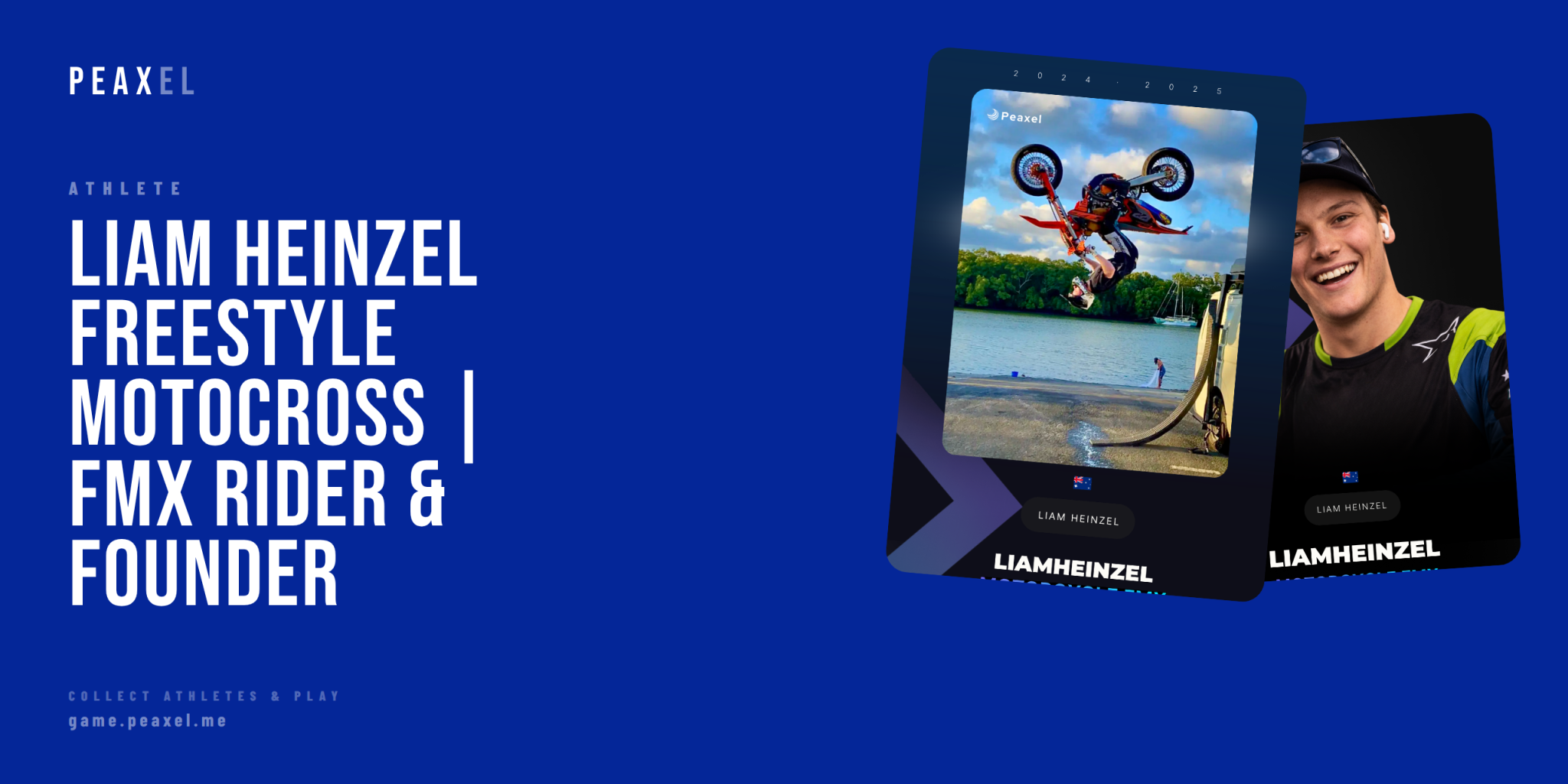 Liam Heinzel: Australian Freestyle Motocross Rider, Entrepreneur & Environmental Pioneer | Peaxel