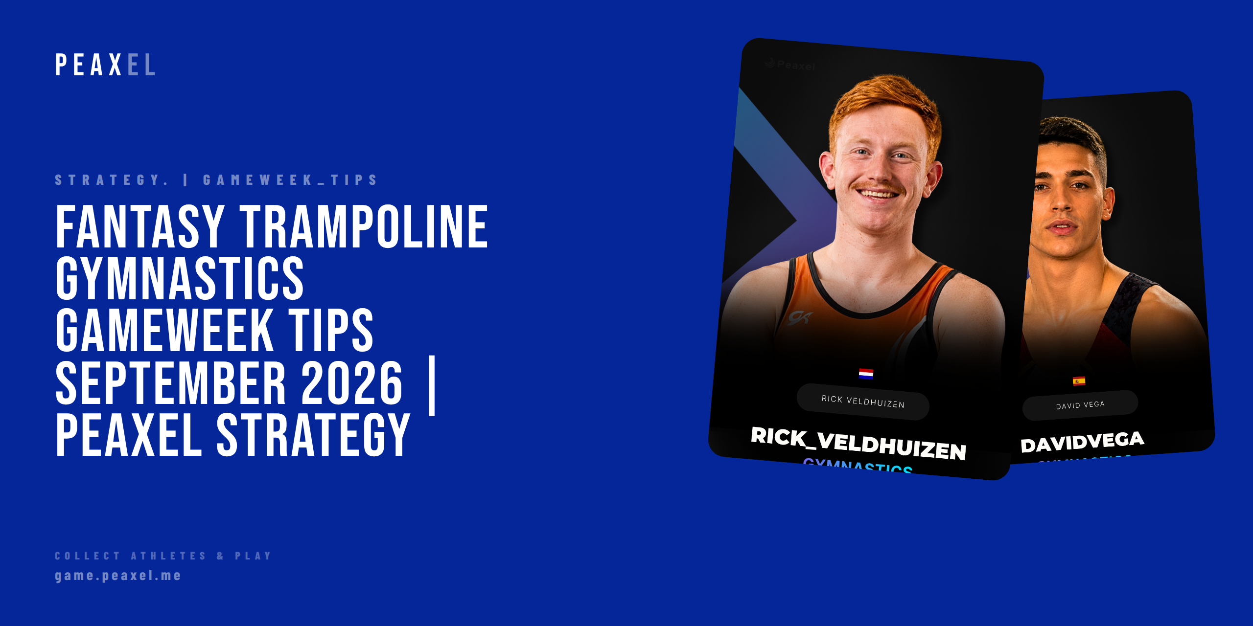 Fantasy Trampoline Gymnastics Gameweek Tips September 2026 | Peaxel Strategy | Peaxel
