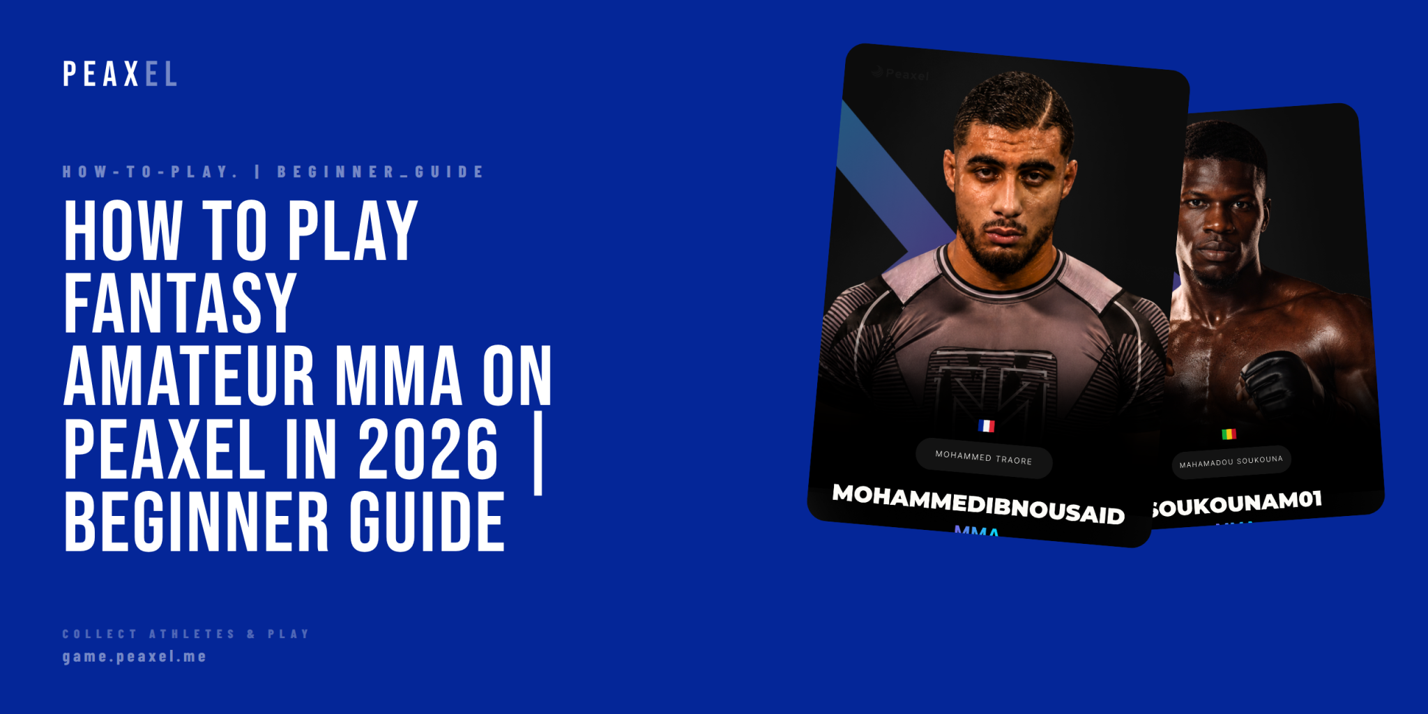 How to Play Fantasy Amateur MMA on Peaxel in 2026 | Beginner Guide | Peaxel