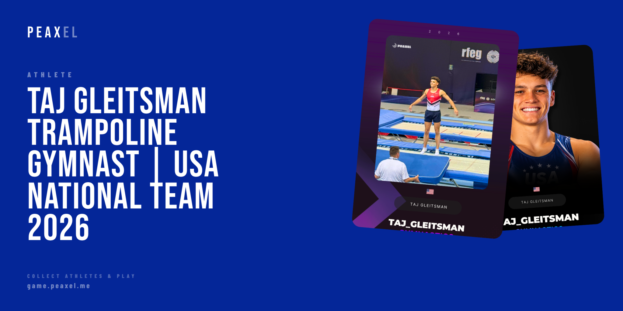 Taj Gleitsman: American Trampoline Gymnast Building Toward World Stage | Peaxel